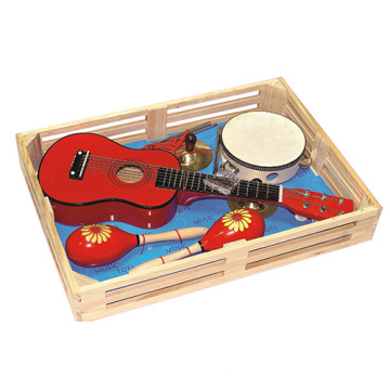 Ensemble de jouets en guitare en bois pour instruments de musique